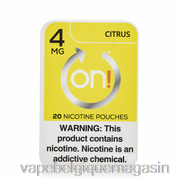 Vape Jetable ! Sachets De Nicotine - Agrumes 4mg